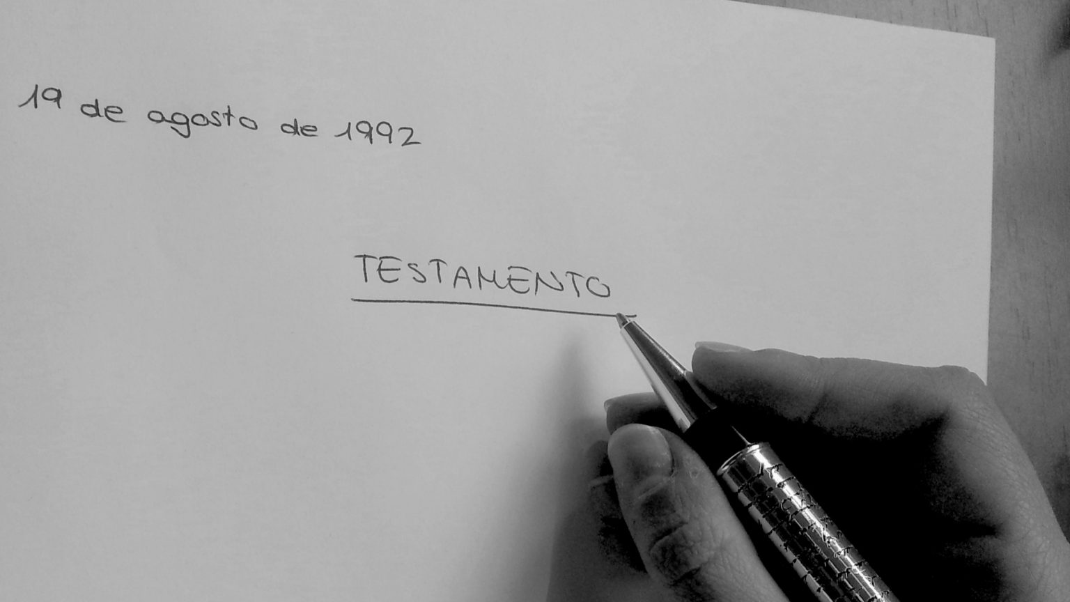 El testamento ológrafo